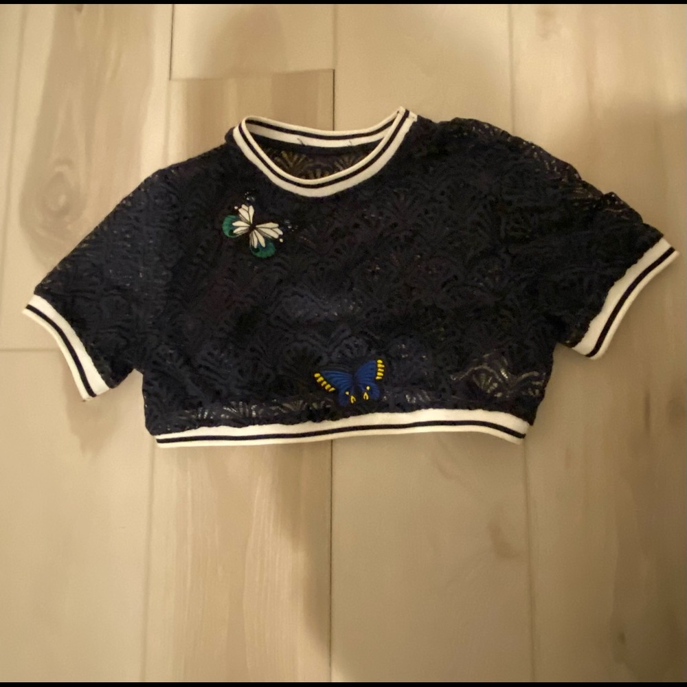 Zara cropped top. Worn once outside.